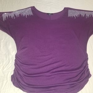 2/$15 💜Espresso Blingy Top💜